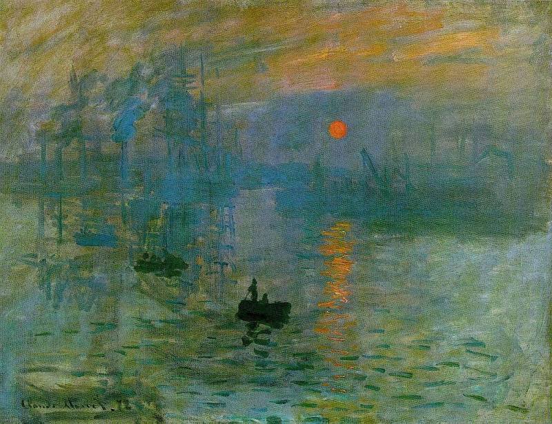 Impression, soleil levant Impression, Sunrise 1872 by Monet,Claud Oil Painting reproduction