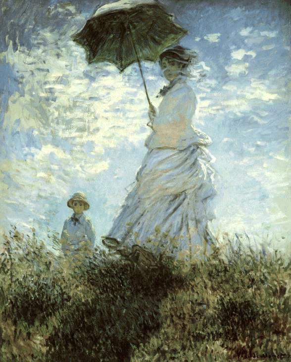 La Promenade  1875 by Monet,Claud Oil Painting reproduction