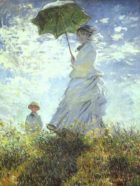 Woman with a Parasol, 1875 by Monet,Claud Oil Painting reproduction