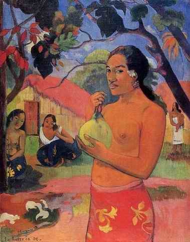 Ea Haere La Oe Aka Where Are You Going  by Paul Gauguin Oil Painting reproduction