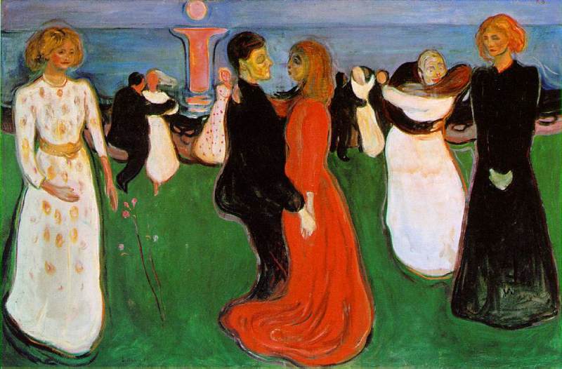 The Dance of Life  1899-1900 by Edvard Munch Oil Painting reproduction