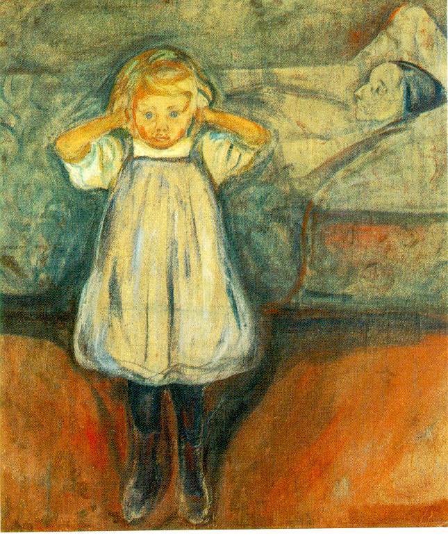 The Dead Mother  1899-1900 by Edvard Munch Oil Painting reproduction