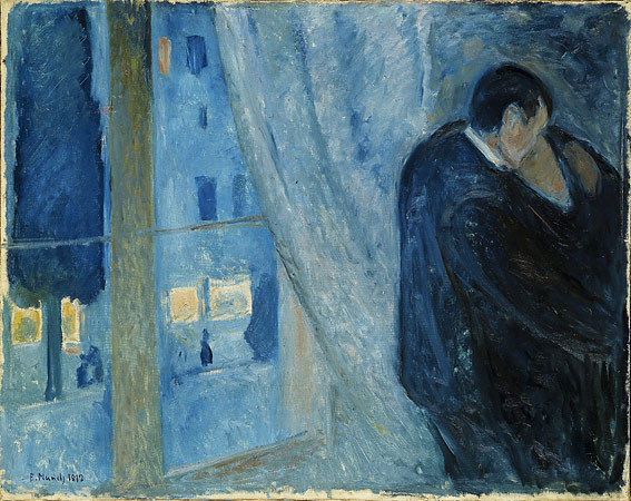 The Kiss(forprint) by Edvard Munch Oil Painting reproduction
