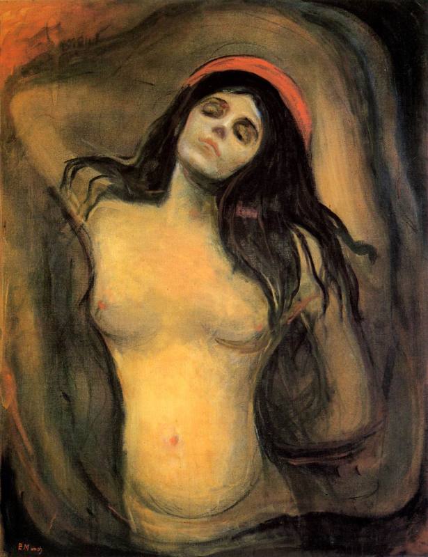 Madonna,1895-97  by Edvard Munch Oil Painting reproduction