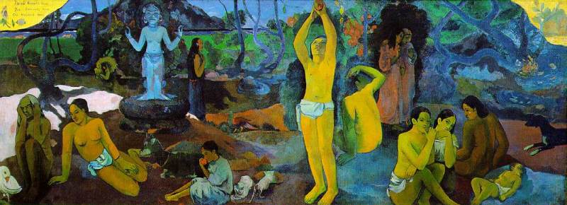 Where Do We Come From  What Are We  Where Are We Going  1897  by Paul Gauguin Oil Painting reproduction