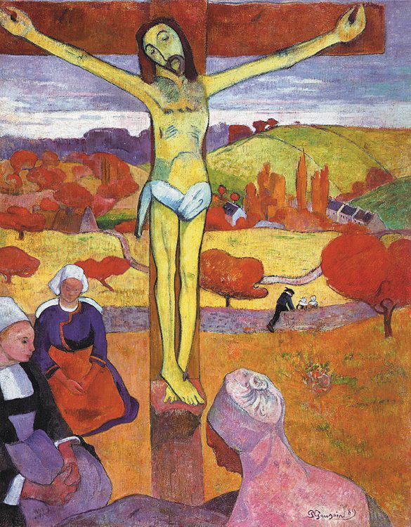 The Yellow Christ, 1889 by Paul Gauguin Oil Painting reproduction