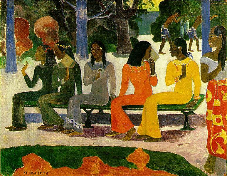 Market Day  1892  by Paul Gauguin Oil Painting reproduction