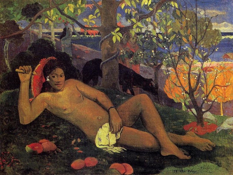 Te Arii Vahine (The King's Wife)  by Paul Gauguin Oil Painting reproduction