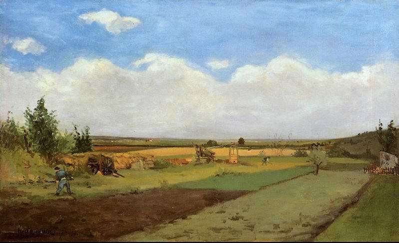 Working The Land by Paul Gauguin Oil Painting reproduction