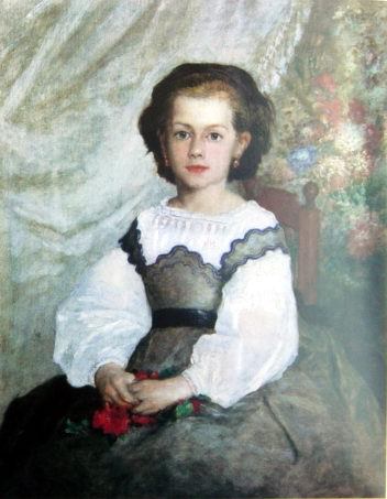 Mademoiselle Romain Lacaux by Pierre-Auguste Renoir Oil Painting reproduction
