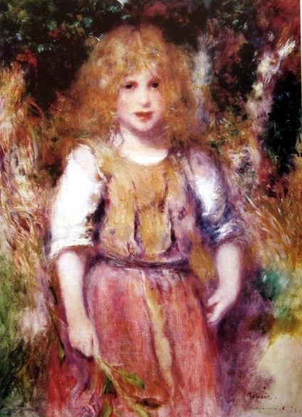 Gypsy Girl 1879 by Pierre-Auguste Renoir Oil Painting reproduction