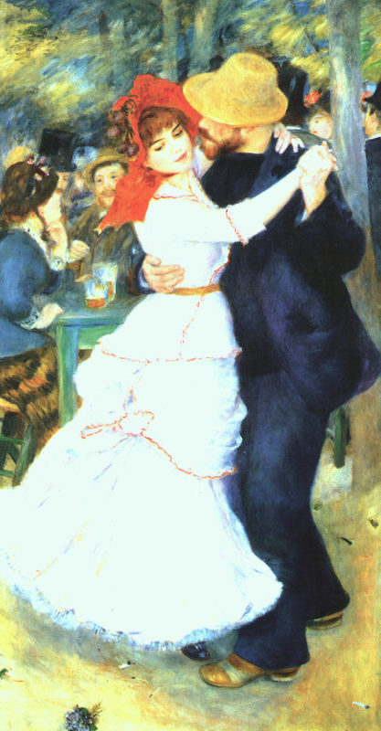 Dance at Bougival, 1883 by Pierre-Auguste Renoir Oil Painting reproduction