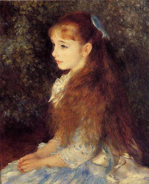 Irene Cahen dAnvers 1880 by Pierre-Auguste Renoir Oil Painting reproduction