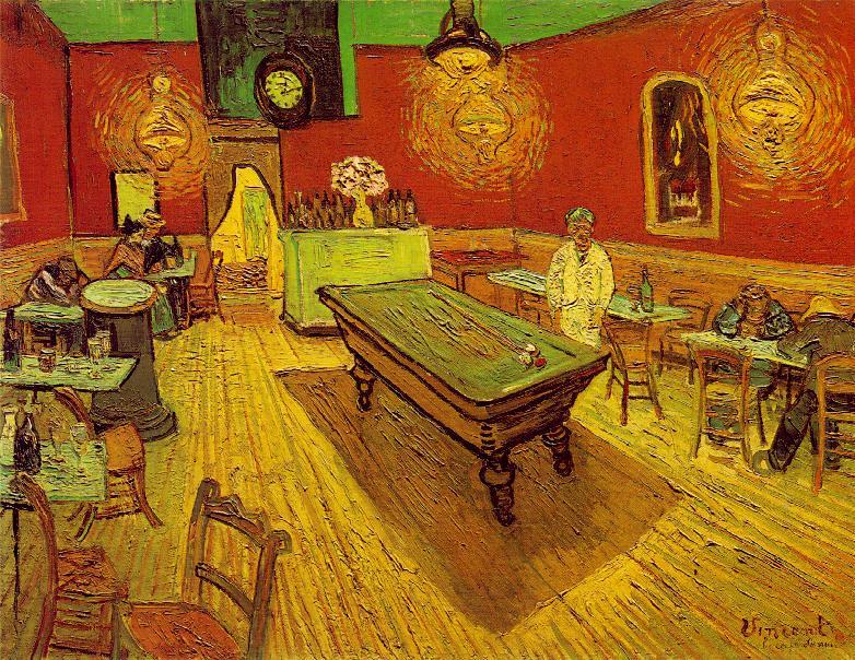 The Night Cafe 1888 by Vincent Van Gogh Oil Painting reproduction