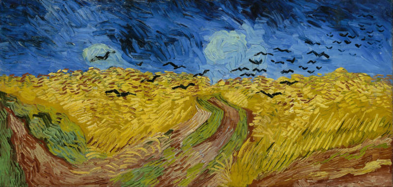Wheatfield with Crows 1890 by Vincent Van Gogh Oil Painting reproduction