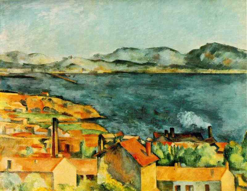 The Bay from L'Estaque  c.1886 by Cezanne,Paul Oil Painting reproduction