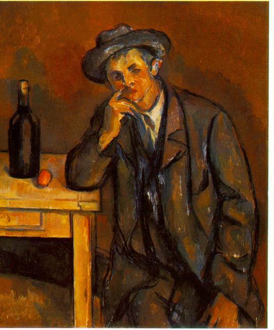 The Drinker by Cezanne,Paul Oil Painting reproduction