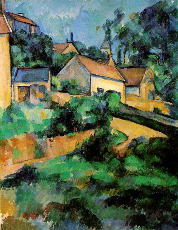 Turning Road at Montgeroult  1899 by Cezanne,Paul Oil Painting reproduction