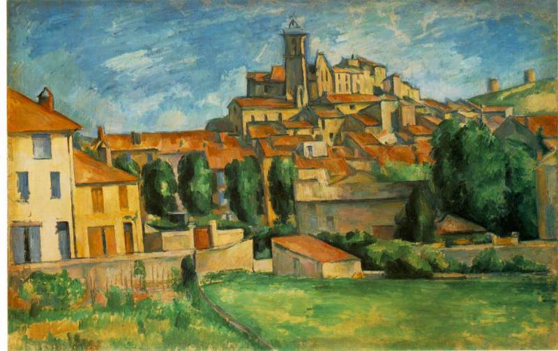 Gardanne 1885-1886 by Cezanne,Paul Oil Painting reproduction