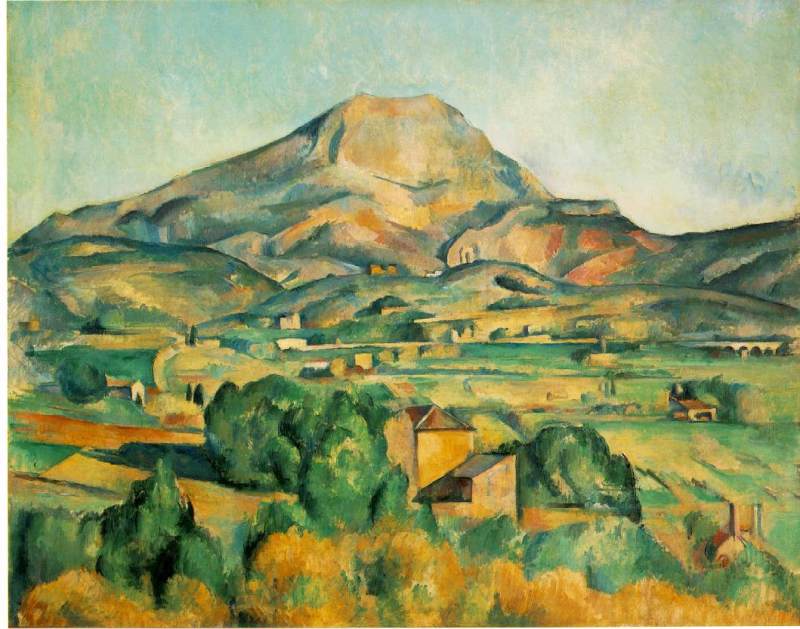 Mont Sainte-Victoire  1885-1895 by Cezanne,Paul Oil Painting reproduction