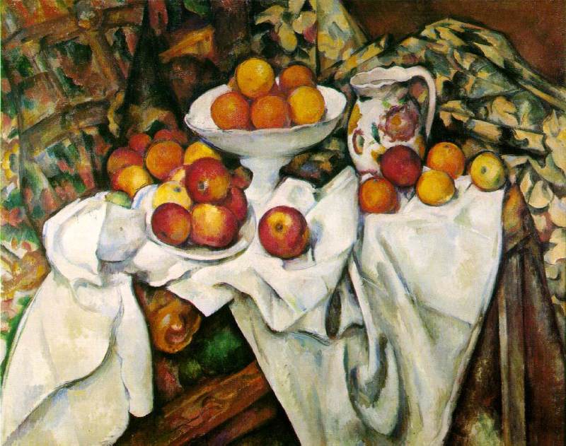 Apples and Oranges  c.1899 by Cezanne,Paul Oil Painting reproduction