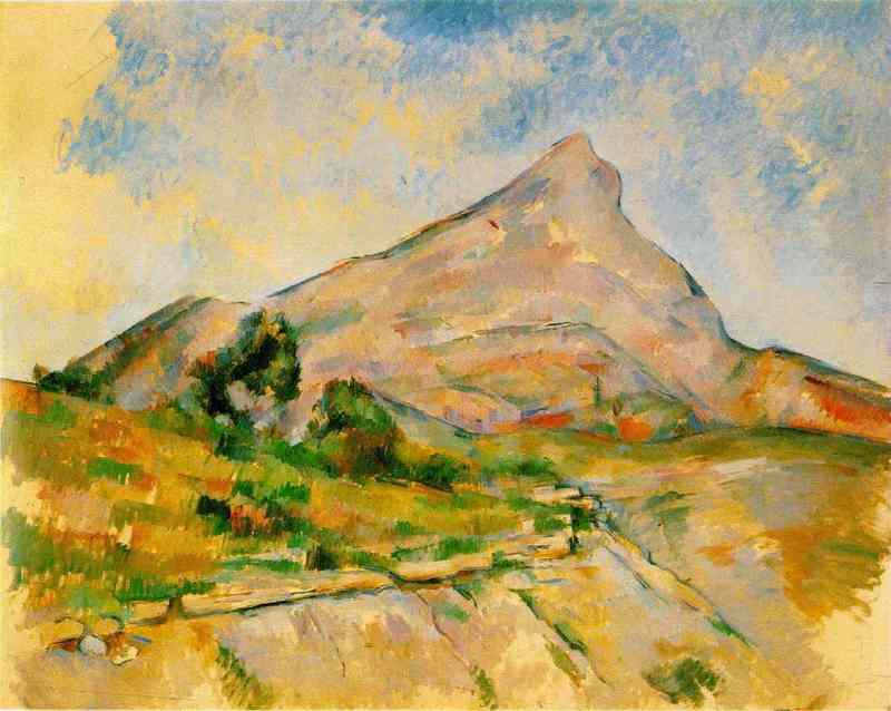 Mont Sainte-Victoire  c. 1897-98 by Cezanne,Paul Oil Painting reproduction