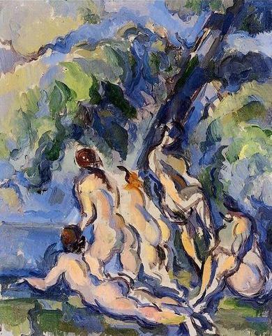 Bathers3 by Cezanne,Paul Oil Painting reproduction