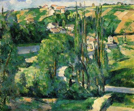 La Cote Du Galet At Pontoise by Cezanne,Paul Oil Painting reproduction