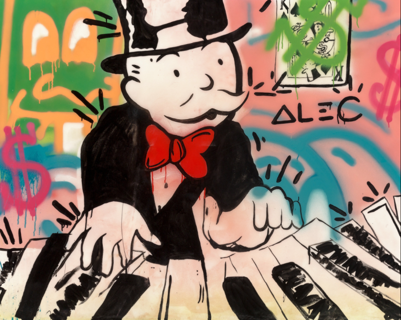 PIANO MONOPOLY, 2013 by Alec Monopoly Oil Painting reproduction