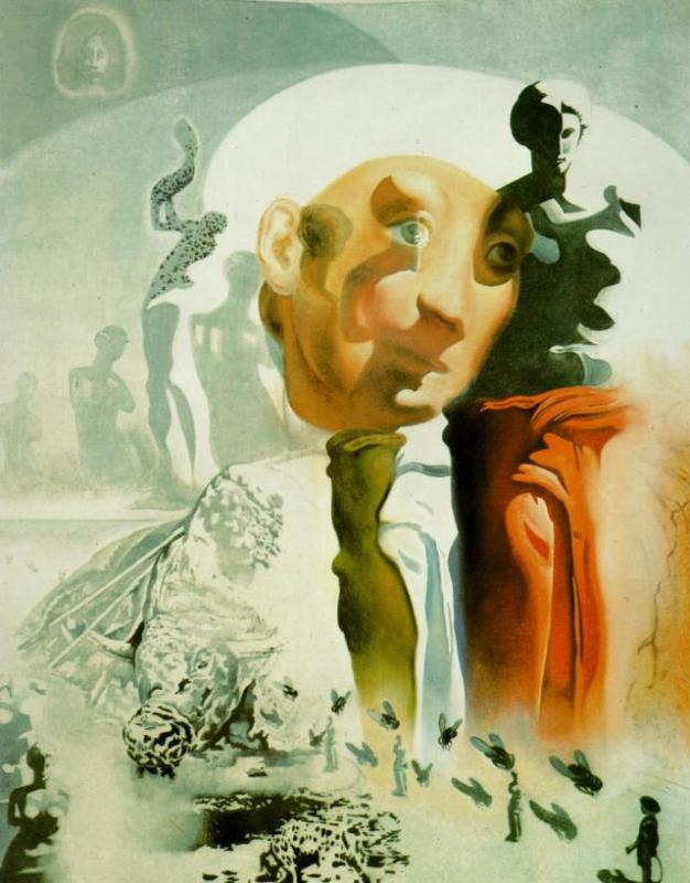 The Face, 1972 by Dali Salvador Oil Painting reproduction