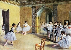 Dance Class at the Opera 1872  by Edgar Degas Oil Painting reproduction