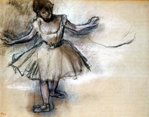 Dancer 1877  by Edgar Degas Oil Painting reproduction