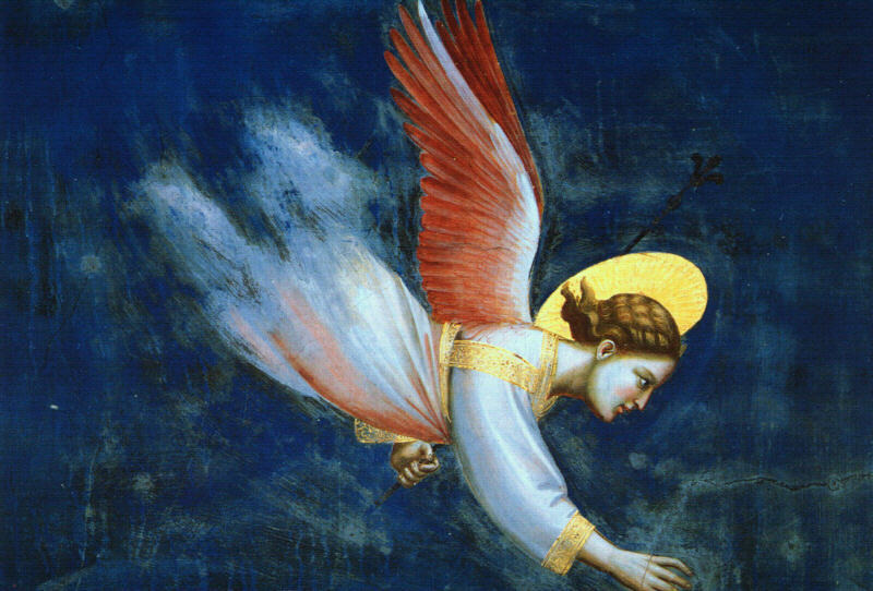 Scenes from the Life of Joachim.. Joachim's Dream, 1305-13 by Giotto di Bondone Oil Painting reproduction