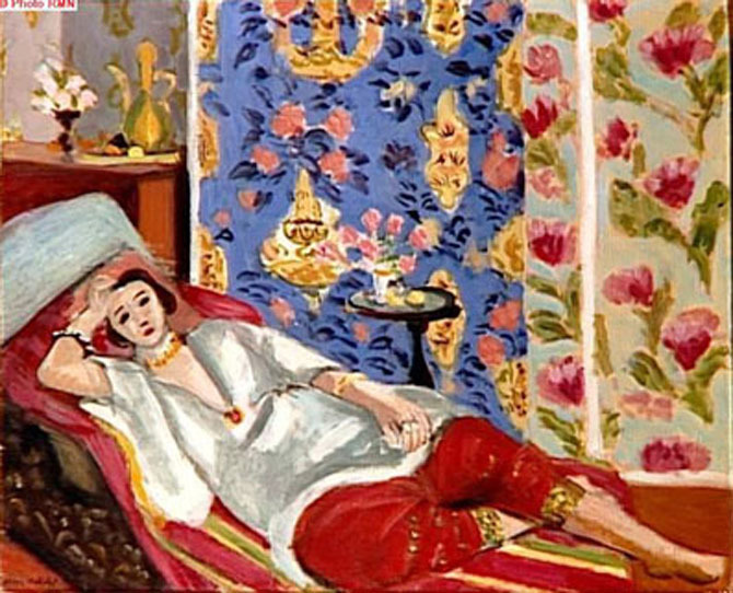 L'Odalisqueo la culotte rouge by Henri Matisse Oil Painting reproduction