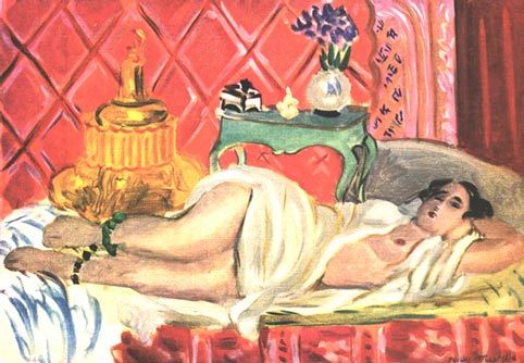 Odalisque rouge 1928 by Henri Matisse Oil Painting reproduction