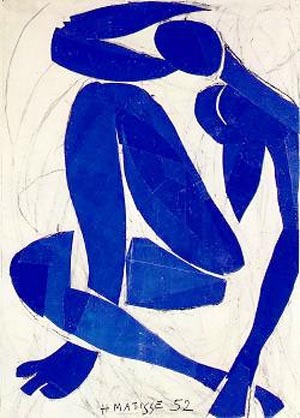 Blue Nude IV (Nu Bleu IV) by Henri Matisse Oil Painting reproduction
