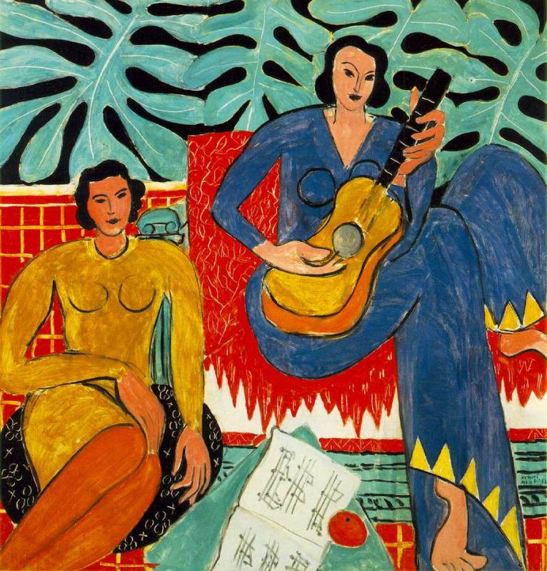 La Musique  1939 by Henri Matisse Oil Painting reproduction