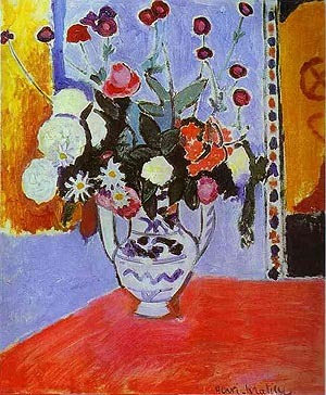 Bouquet (Vase with Two Handles) 1907 by Henri Matisse Oil Painting reproduction