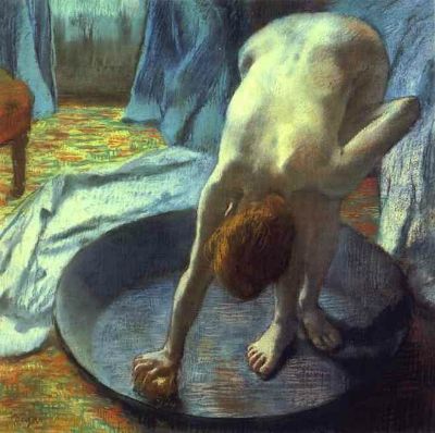 The Tub. 1885-86 by Edgar Degas Oil Painting reproduction