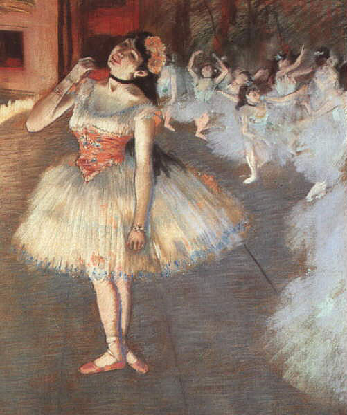 The Star 1871-81 by Edgar Degas Oil Painting reproduction