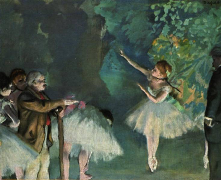 Ballet Rehearsal   1875 by Edgar Degas Oil Painting reproduction