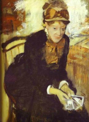 Portrait of Mary Cassat. c. 1880-84 by Edgar Degas Oil Painting reproduction