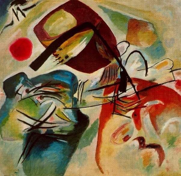 With Black Arch  by Wassily Kandinsky Oil Painting reproduction