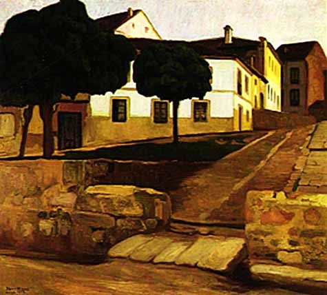 La Calle de Avila 1906-1907 by Rivera Diego Oil Painting reproduction