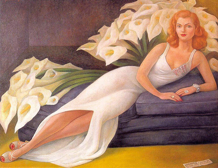 Portrait of Natasha Zakólkowa Gelman (Retrato de Natasha Zakólkowa Gelman), 1943 by Rivera Diego Oil Painting reproduction