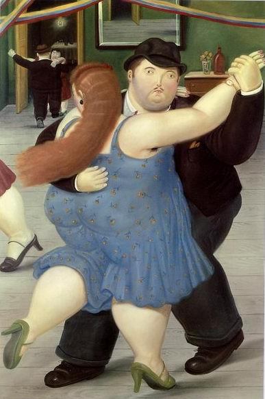 the dancers by Botero,Fernando Oil Painting reproduction