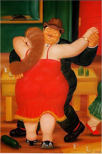 dancers_1982 by Botero Fernando Oil Painting reproduction