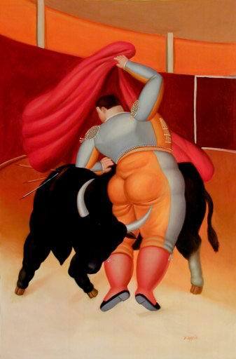 Toro Bravo by Botero Fernando Oil Painting reproduction