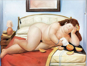 the letter by Botero Fernando Oil Painting reproduction