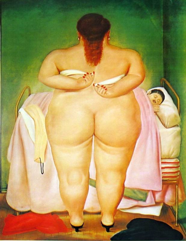 The morning after by Botero Fernando Oil Painting reproduction